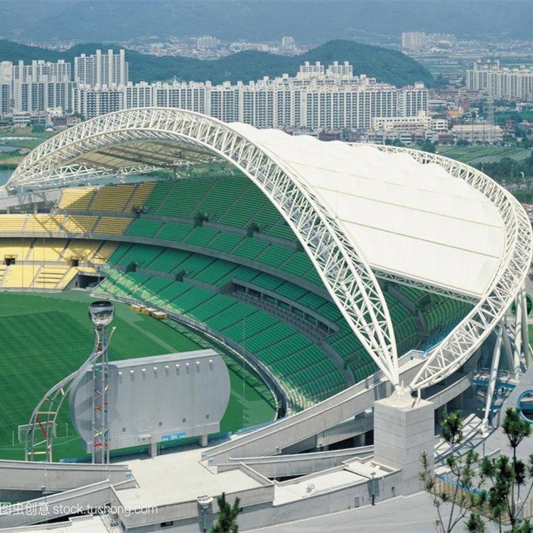 High Quality Modern Design Prefab Steel Roof Football Stadium Construction Structures